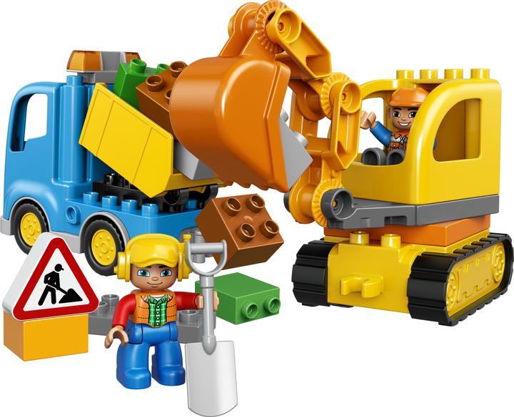 Produktbild LEGO DUPLO Bagger Lastwagen (10812)