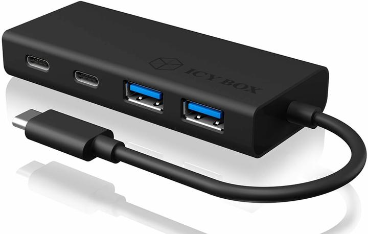 Icy Box USB Hub mit USB Type-C® Anschluss und PD Port, IB-HUB1426-CPD (USB-C, 4 Ports)