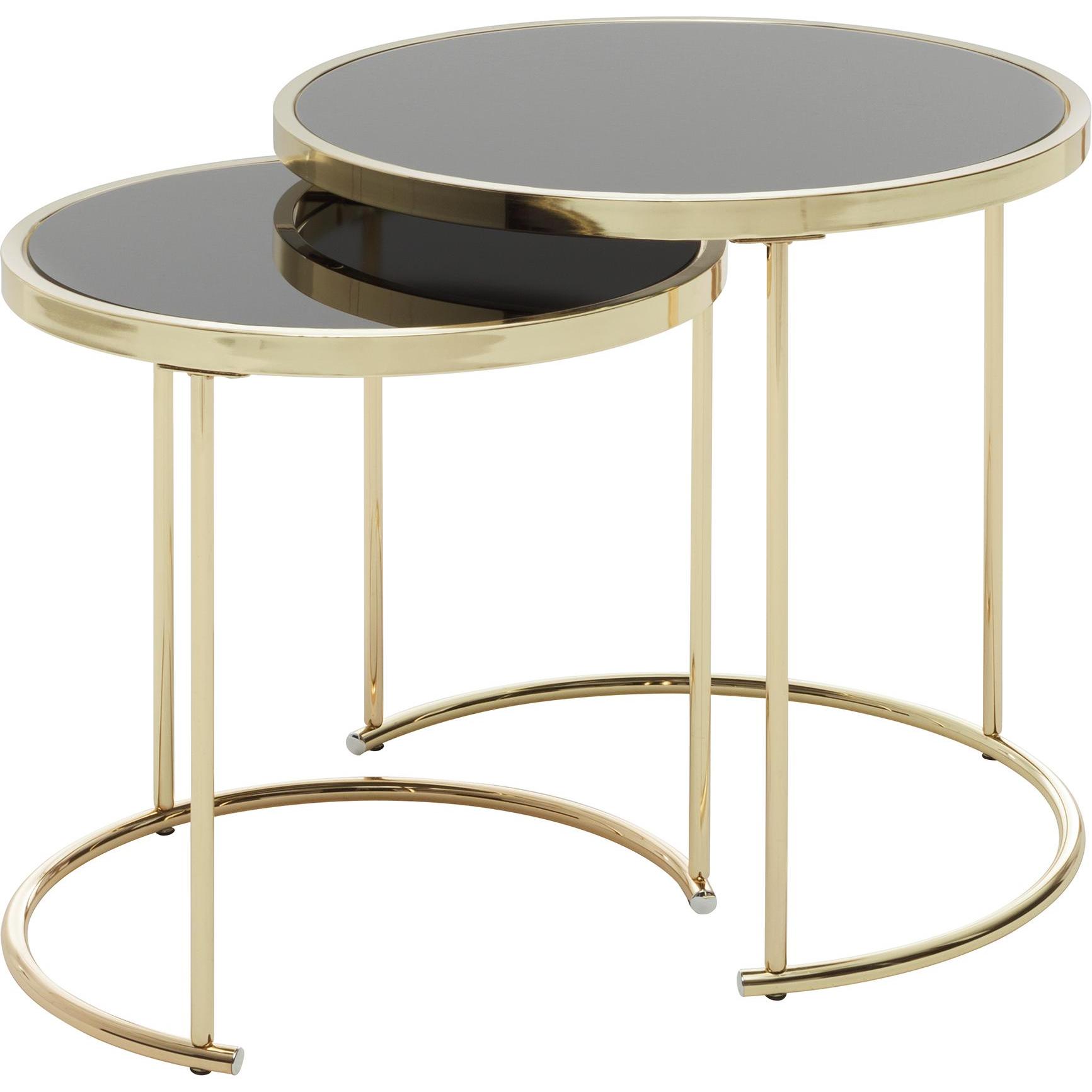 FineBuy, Couchtisch + Beistelltisch, Vera (50 x 50 x 50 cm)
