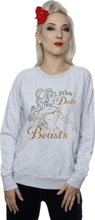 Actual product image Disney Princess Womens/Ladies Belle I Only Date Beasts Sweatshirt (S)