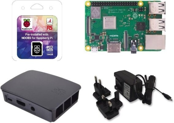 Actual product image Raspberry Pi 3 + Full Starter Kit