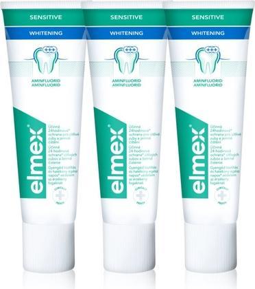 Produktbild Elmex Whitening Sensitiv e Tooth Whitening Toothpaste 3 x 75 ml (75 ml)