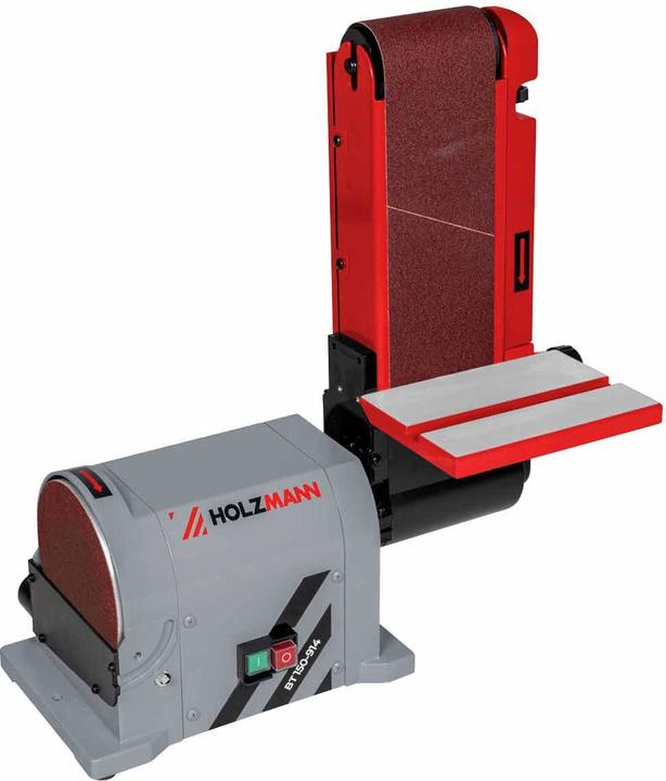 Produktbild Holzmann Band- Tellerschleifmaschine (Bandschleifer, Doppelschleifer, 450 W)