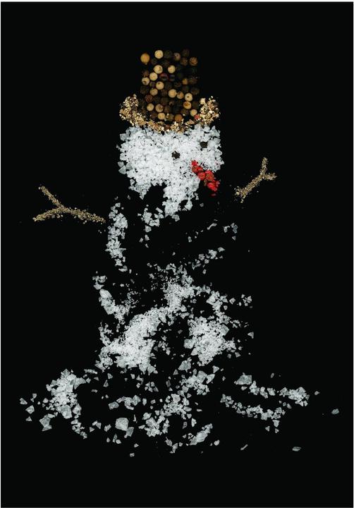 Actual product image Christmas postcard set photo art tri (3 pcs.)