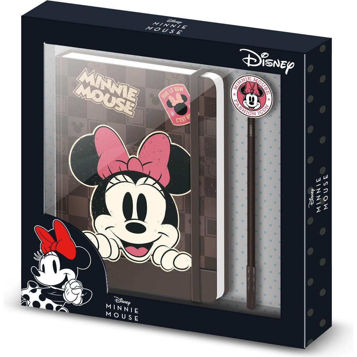 Karactermania, Heft + Block, Gift Box with Diary and Fashion Ballpoint Pen Journey (A5, Harter Einband)
