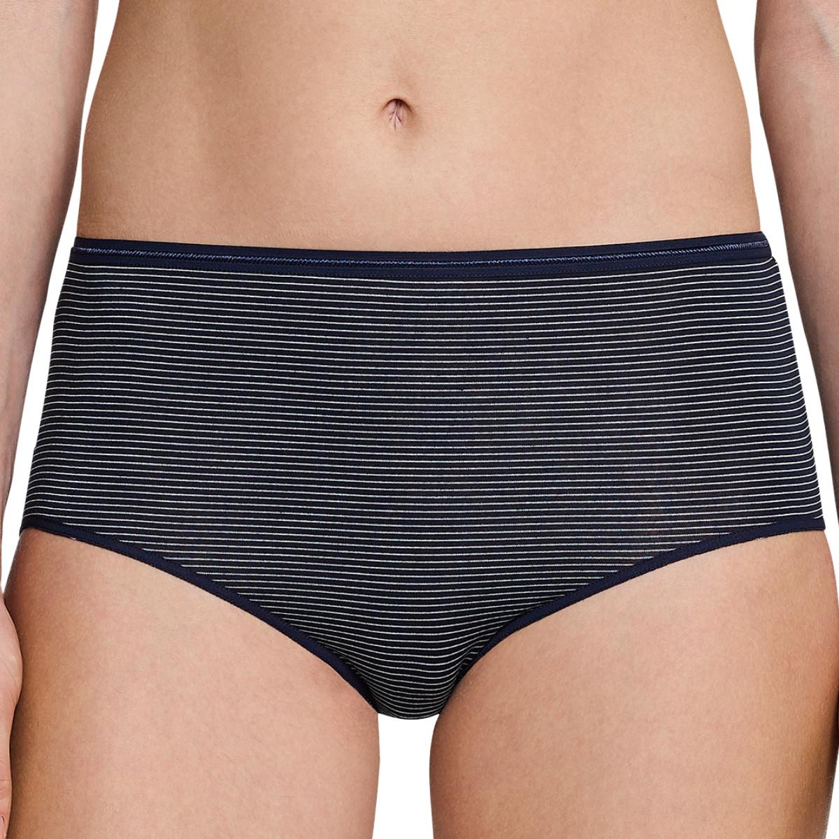 Thumbnail - Schiesser, Damen, Unterhosen, 4er Pack Modal Essentials Midi Slip, Blau, (42, 4er Pack)