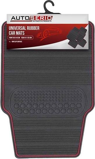 Actual product image Autoserio Rubber floor mats (1 set of 4 floor mats)