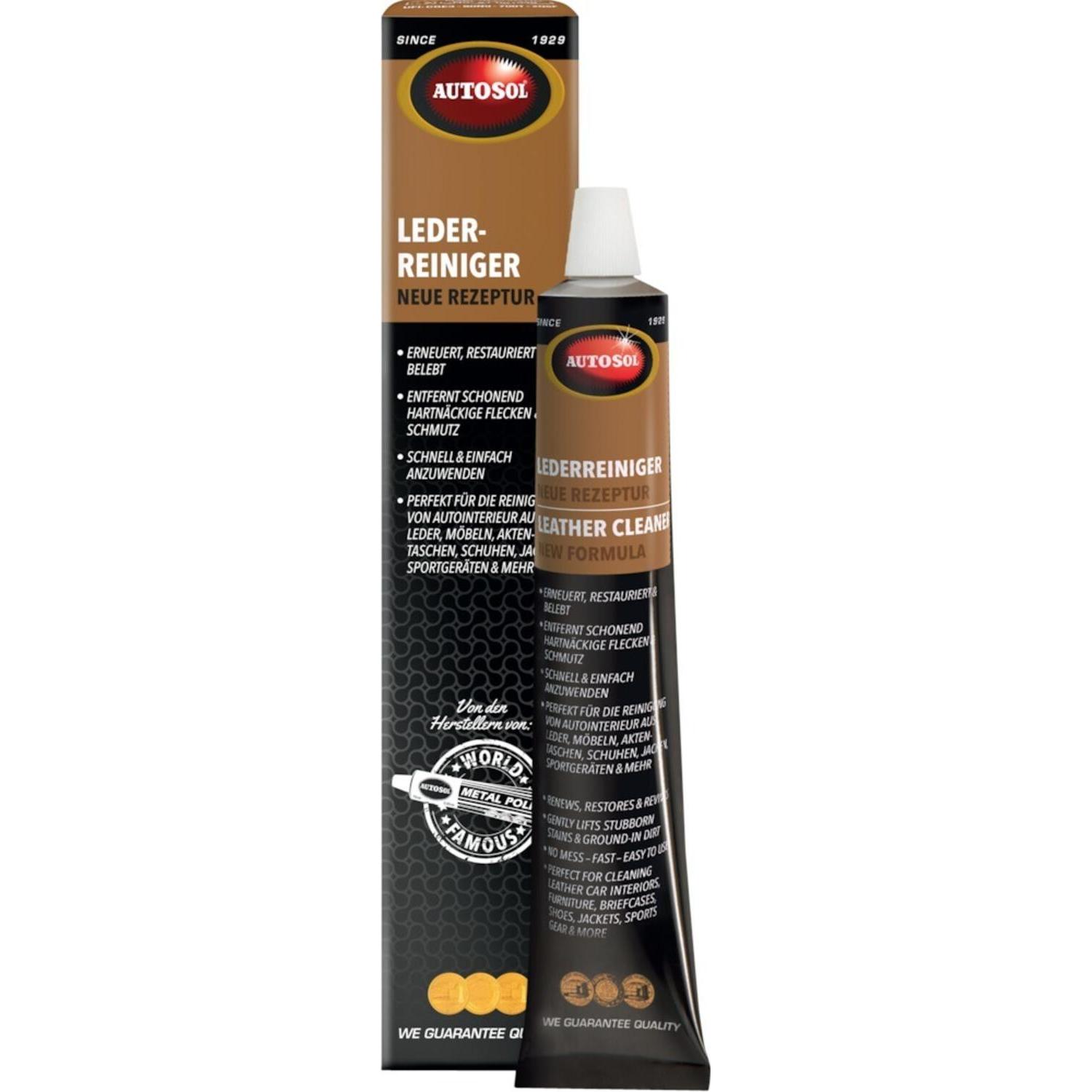 Autosol Detergente per pelle, contenuto 75 ml, Cura delle scarpe, Beige