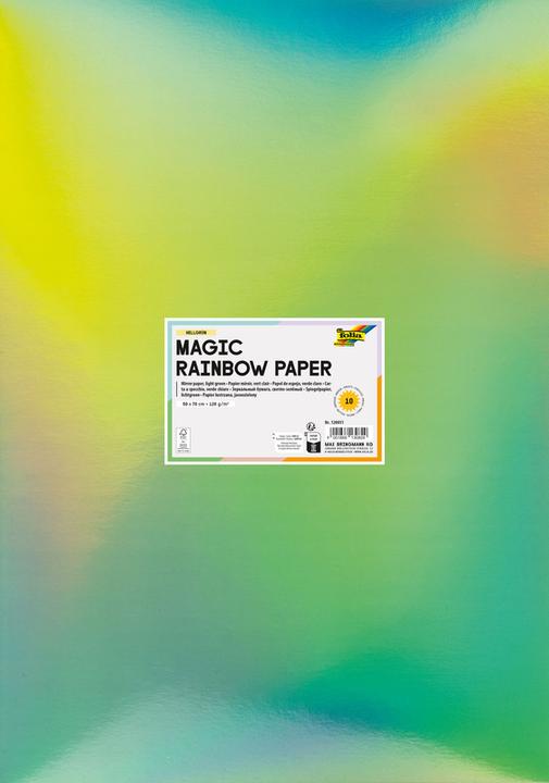 Produktbild Folia Magic Rainbow Paper 120g/m², 50x70cm (120 g/m²)