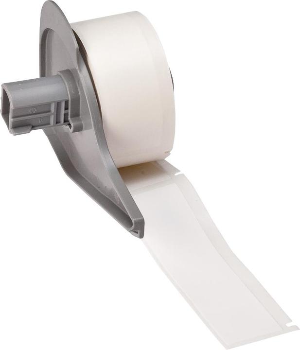 Produktbild Brady M7-23-483, Polyester, Weiss, glänzend, 25.40 x 101.60 mm, extra stark haftend (100 E.) (10.16 cm)