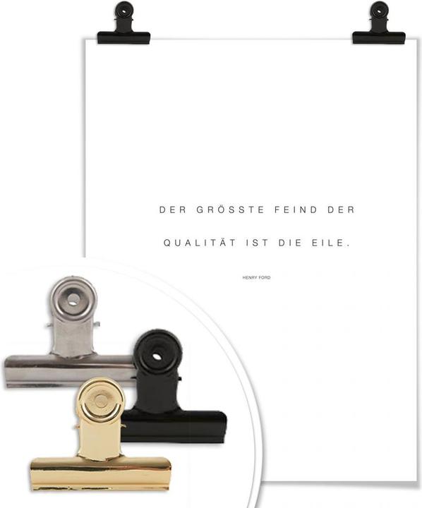 Image du produit Trenddeko Le plus grand ennemi de la qualité est la précipitation (40 x 50 cm)