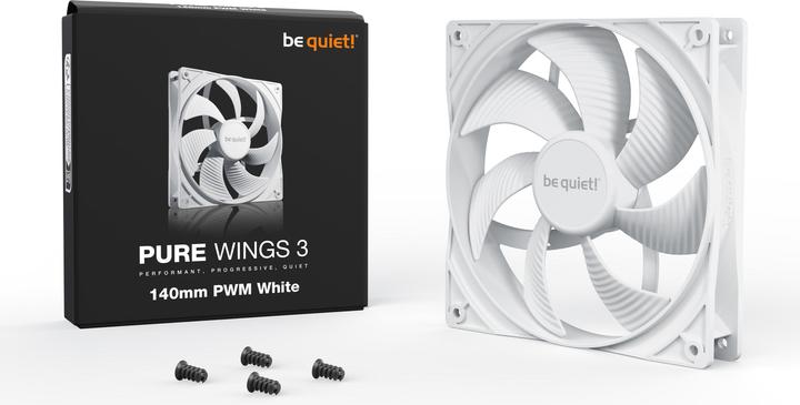 Produktbild be quiet! Pure Wings 3 PWM wh 140x140x25 (140 mm, 1x)