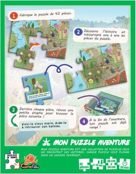 Produktbild Game Mon puzzle aventure - Dragon (42 Teile)