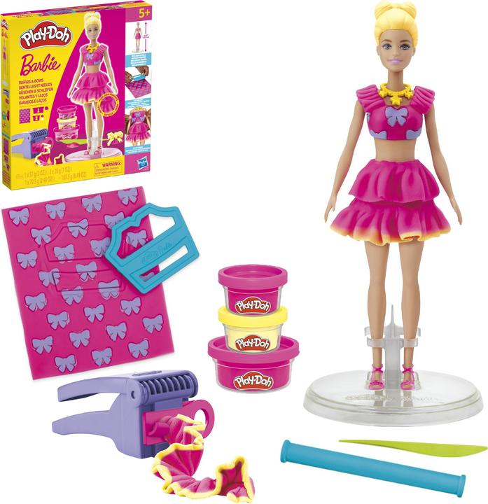 Actual product image Play-Doh Pd Barbie Ruffles And Bows