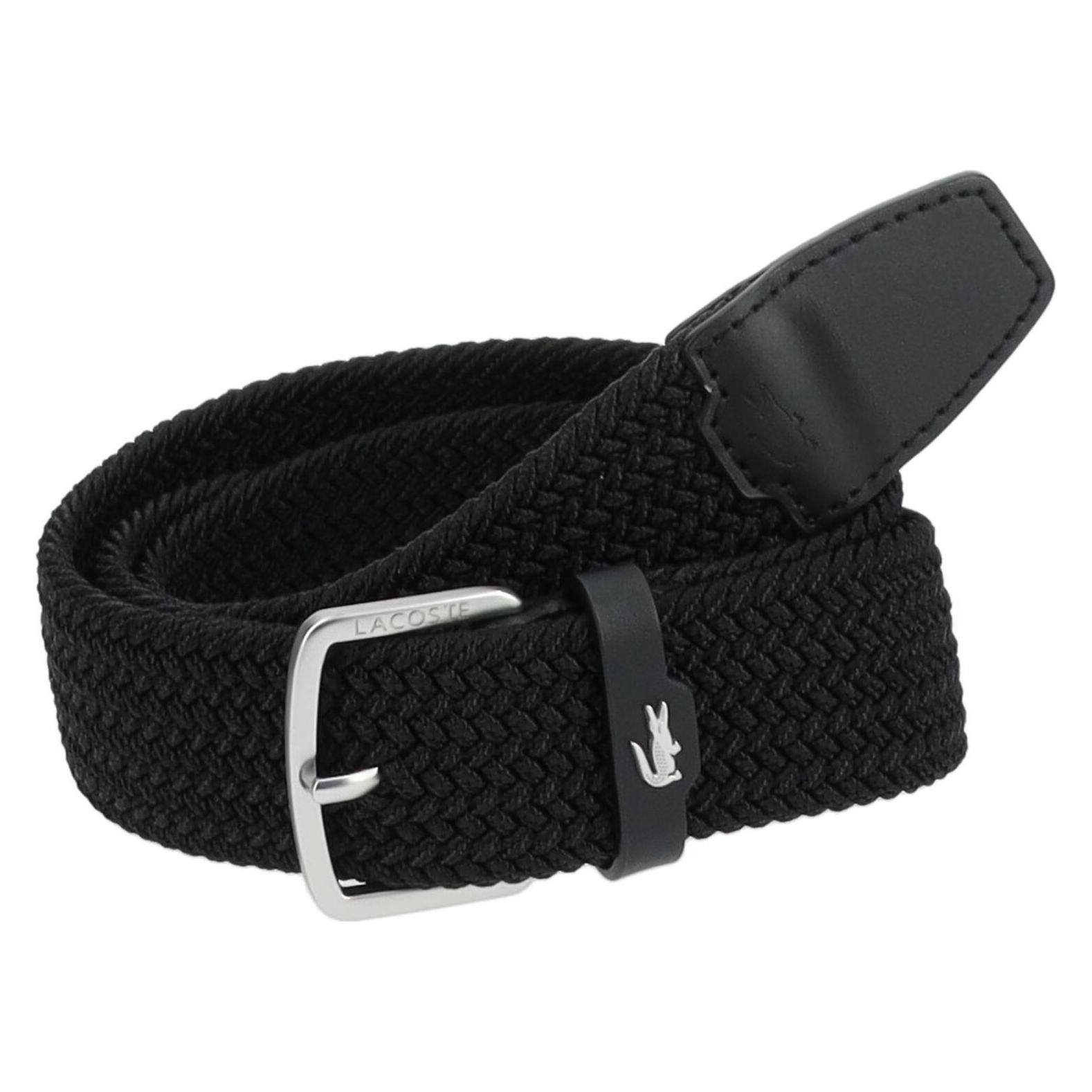 Lacoste, Herren, Gürtel, Gürtel, Schwarz