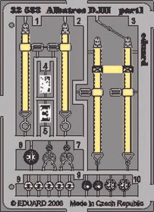 Actual product image Eduard Albatros D.III For Roden Kit