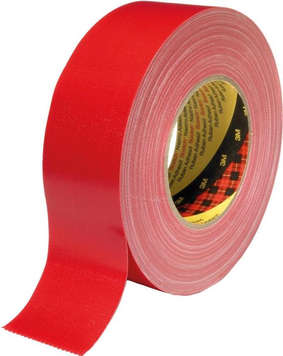 Actual product image 3M Fabric adhesive tape 389 red 25mmX50m Scotch (25 mm)