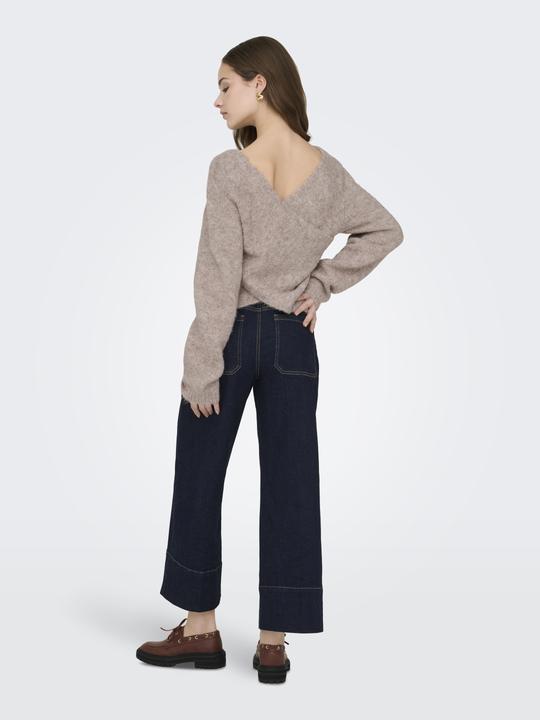 Produktbild Only Onlzaggie Life Ls V-Neck Reversib Ex Knt (M)