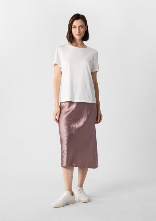 Produktbild Comma Rock Midirock aus crinkled Satin (44)