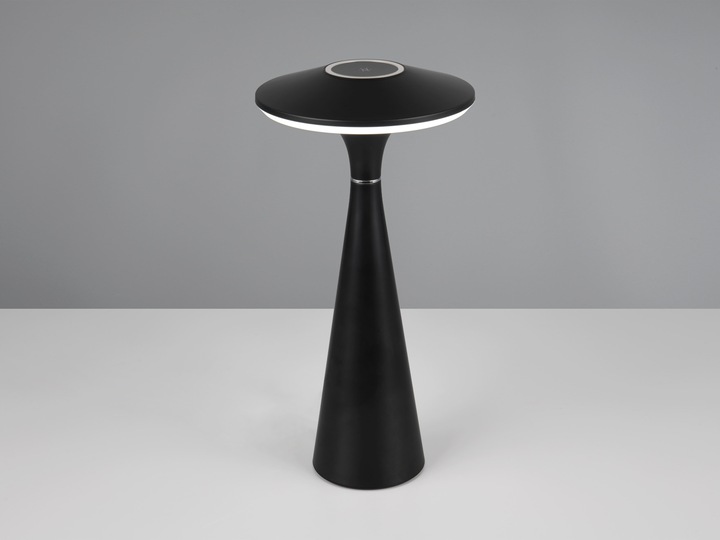 Produktbild Reality LED-Akku-Tischleuchte TORREZ, 57726132, schwarz, IP 44, 2 W, 180 lm (180 lm)