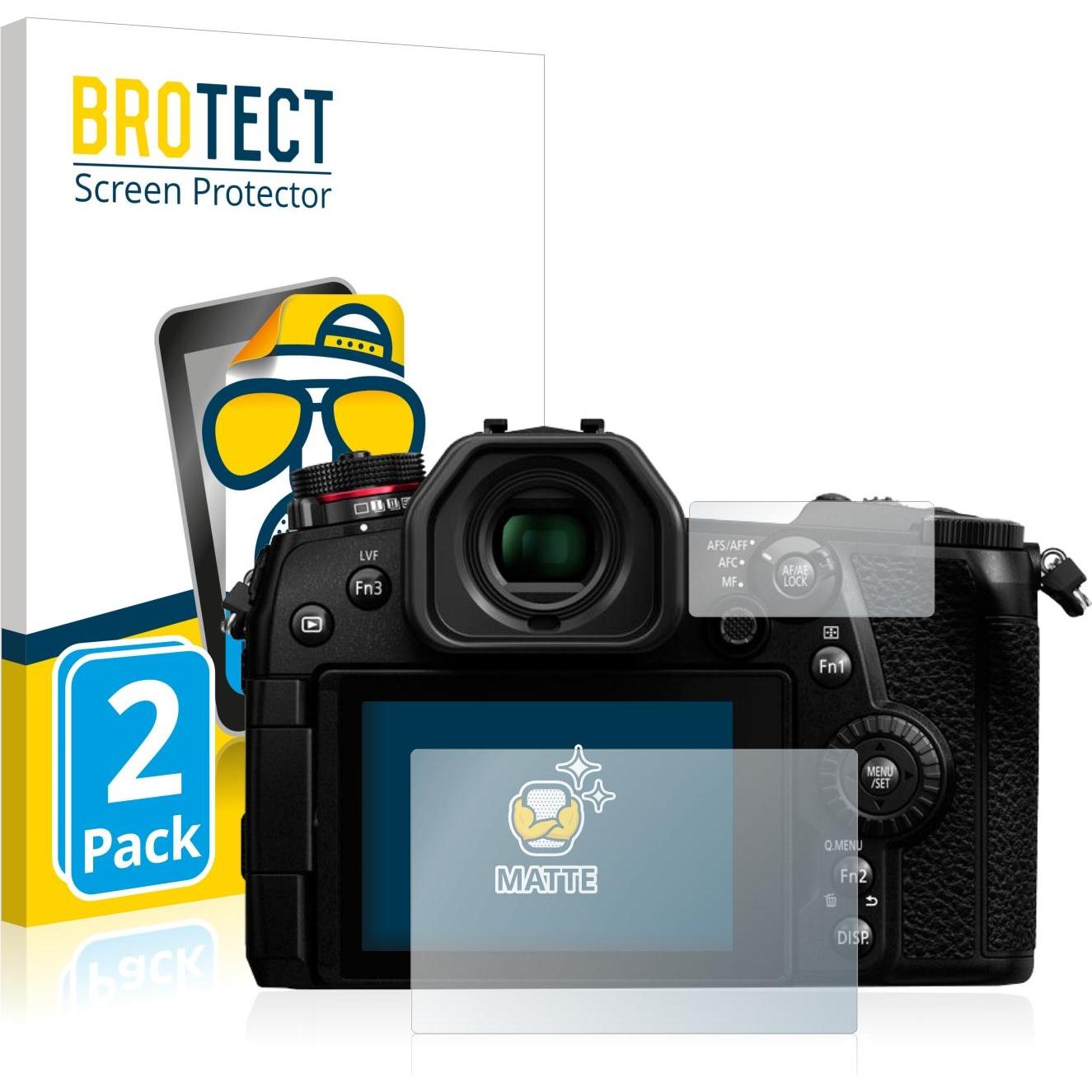 BROTECT Entspiegelungs-Schutzfolie Displayschutz Matt (Displayschutz, Lumix DC-G9), Kameraschutz, Transparent