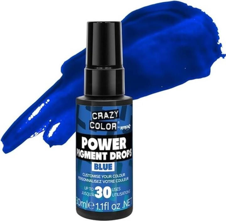 Produktbild Crazy Color Blue Power Pigments Ultra Concentrated Custom Toner & Semi-Permanent Dye 30ml