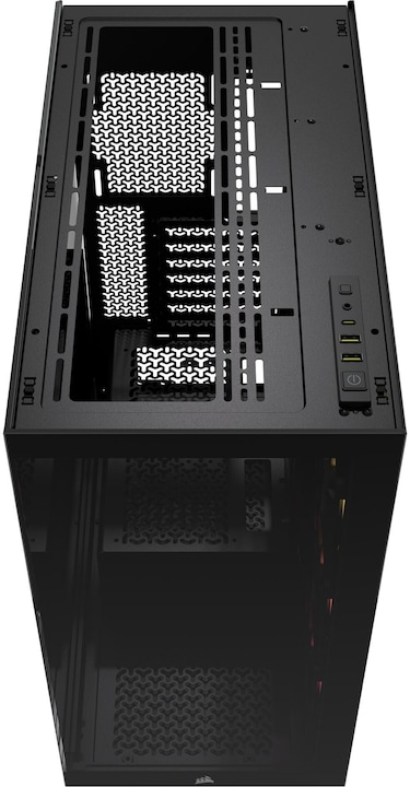 Actual product image Corsair Case iCUE 3500X RGB Midi TG black BTF+ZERO (Mini-ITX, mATX, E-ATX, ATX)