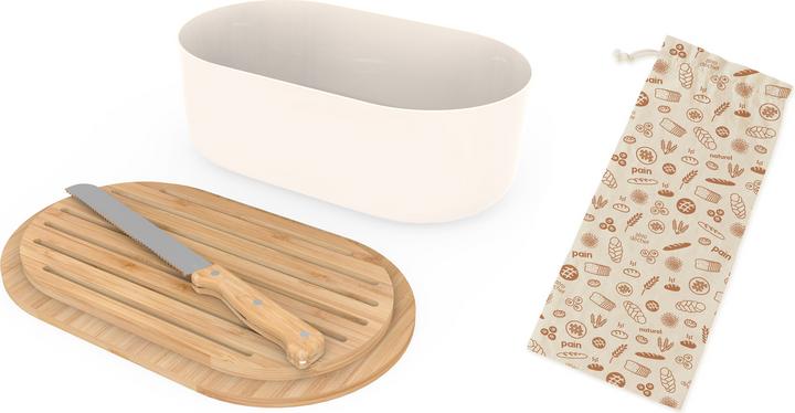 Immagine prodotto Pebbly Scatola del pane con tagliere