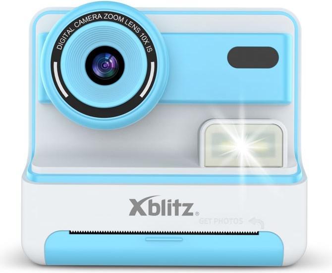 Produktbild Xblitz FLASH BLUE Sofortbildkamera mit Thermodrucker für Kinder