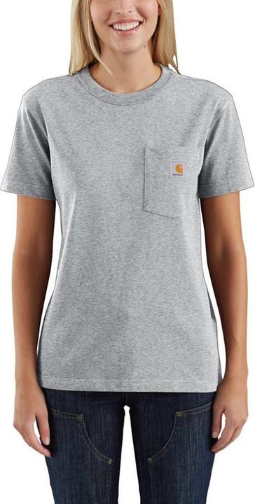 Image du produit Carhartt Femmes coupe ample poids lourd S/S Pocket w/ Coton (M)