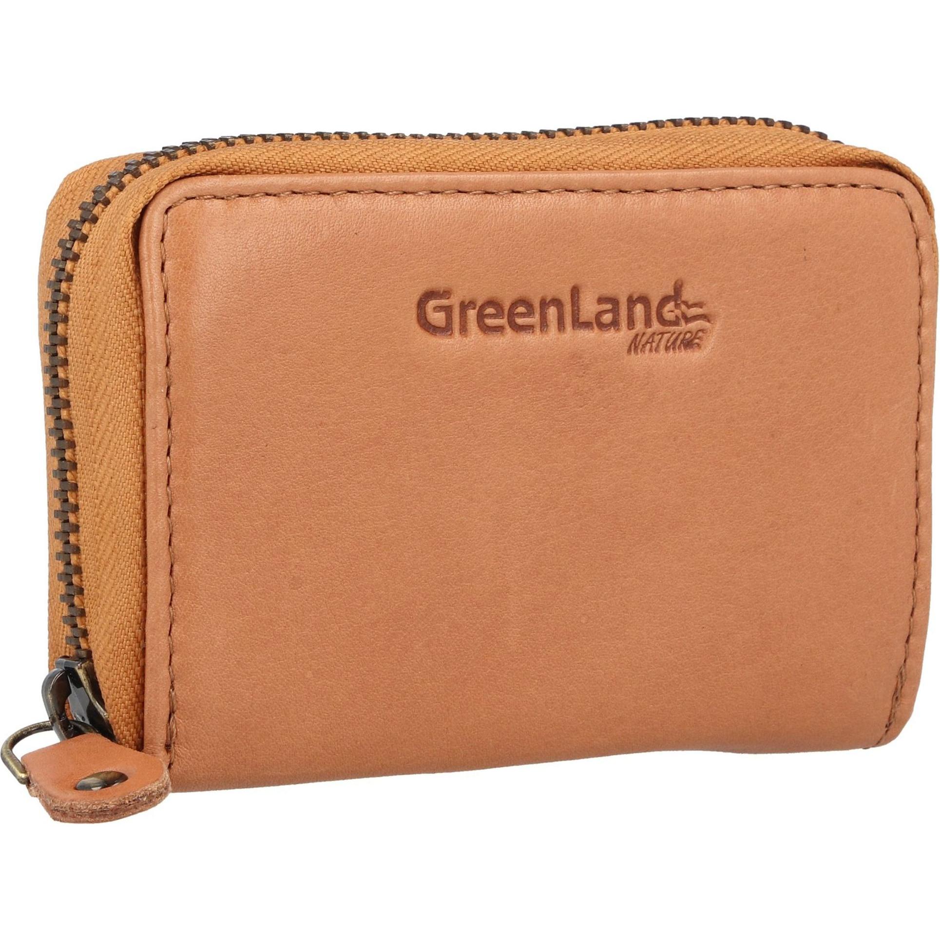 Thumbnail - Greenland Nature, Damen, Portemonnaie, Kreditkartenetui RFID Leder 10,5 cm, Orange