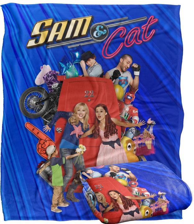 Immagine prodotto Sam & Cat Dusche Plakat Decke Seidig Supersoft (152 x 127 cm)