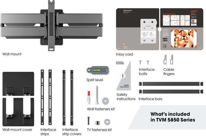 Produktbild Vogels TVM 5855 (Wand, 100", 75 kg)