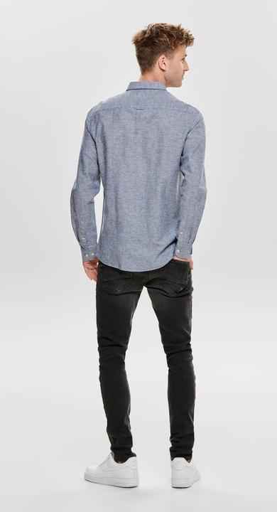 Produktbild Only & Sons Einfarbiges Langarmhemd (XS)