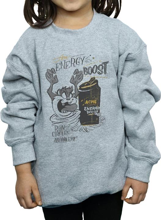 Produktbild Looney Tunes Taz Energy Boost Sweatshirt Mädchen (128)
