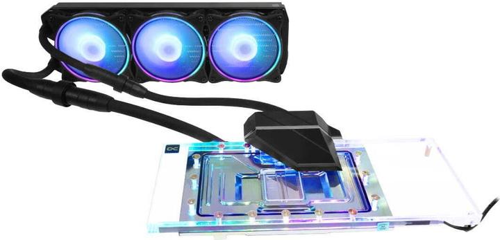 Actual product image Alphacool WAK Eiswolf 2 AIO - 360mm RX 7900XTX Merc 310 with backplate