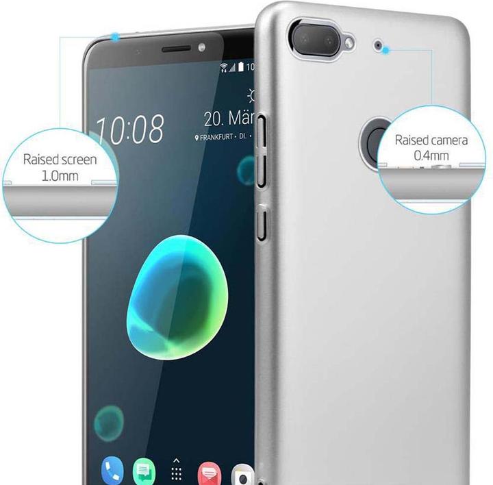 Actual product image Cadorabo Hard Cover Matt Metal Cover (HTC Desire 12+)