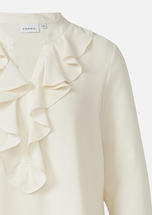 Immagine prodotto Comma Bluse Chiffonbluse mit Volant-Ausschnitt (44)