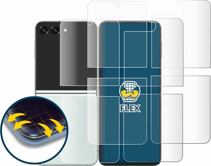 Produktbild BROTECT Full-Cover Displayschutz (2 Stück, Samsung Galaxy Z Flip 5G)