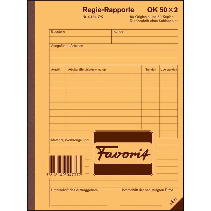 Image du produit Favorit Rapports des directeurs (2 x)