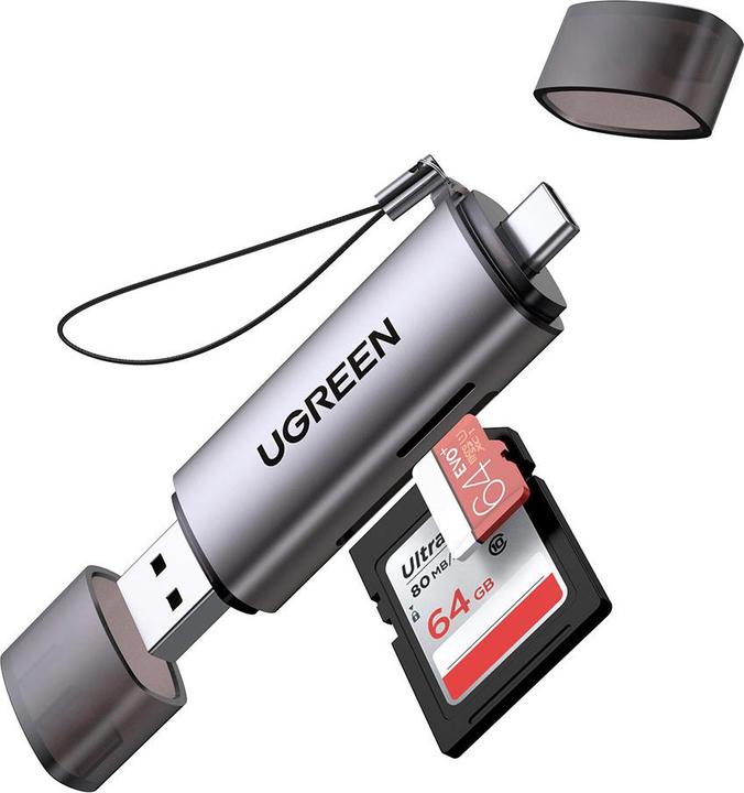 Immagine prodotto Ugreen USB-C e USB-A - TF SD 3.0 (USB-C, USB)
