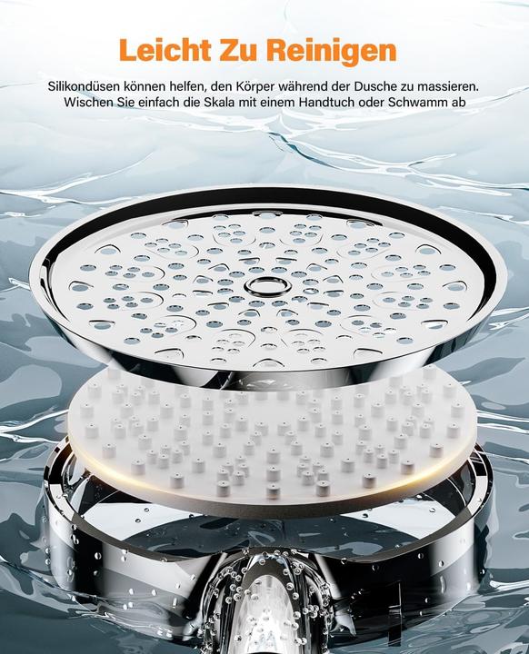 Produktbild Cobbe Duschkopf mit Filter (6 Strahlarten)