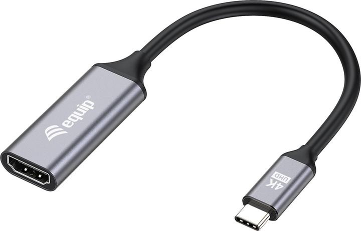 Produktbild equip Adapter USB-C -> HDMI 2.0 4K60Hz 0.15m gr (HDMI, 15 cm)