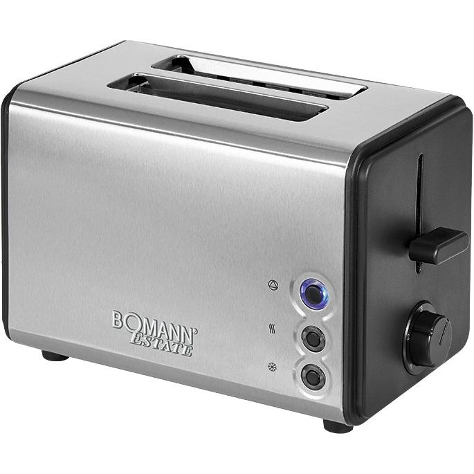 Bomann TA 1371 CB, Toaster, Silber
