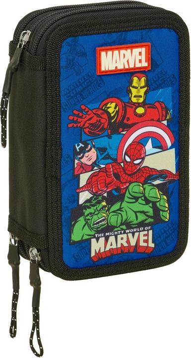 Allzwecktasche The Avengers Blau Schwarz 12,5 x 19,5 x 5,5 cm 37 Stücke
