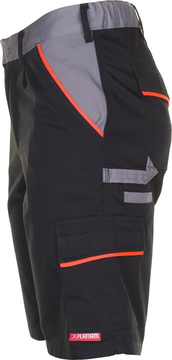 Image du produit Planam Short noir/orange/zinc M L (L)