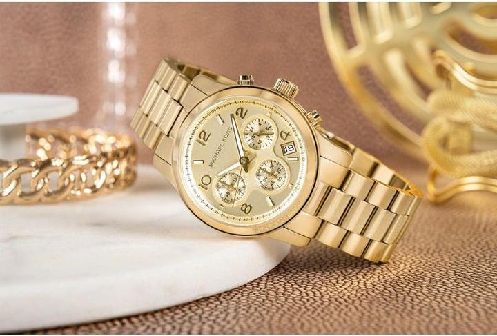 Produktbild Michael Kors Runway MK7323 Damenuhr + Box (Chronograph, 38 mm)