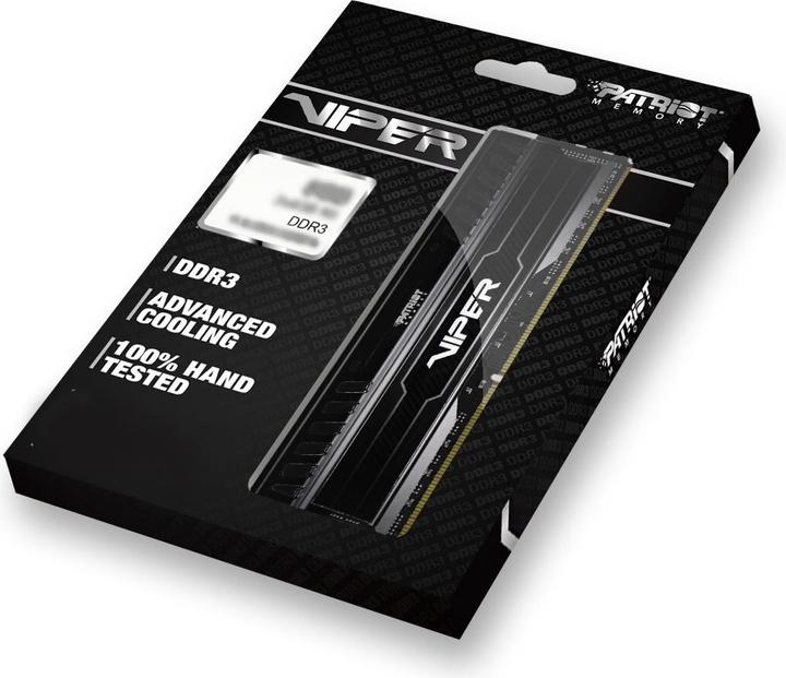 Produktbild Patriot DDR3, 1600 Speichermodul (1 x 8GB, 1600 MHz, DDR3-RAM, DIMM)
