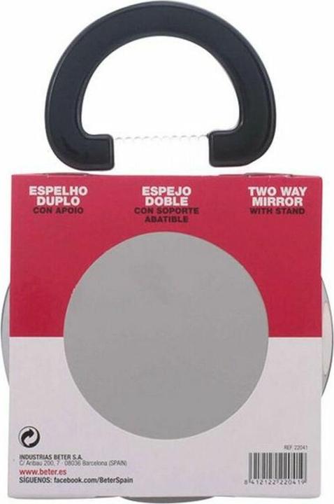 Produktbild Beter ESPEJO metálico doble x3 con soporte abatible 12,2 cm 1 pz