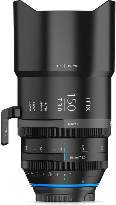 Actual product image Irix Cine Lens 150mm Macro 1:1 T3.0 for Fuji X (Metric) (Fujifilm Fujica-X)
